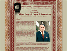 Tablet Screenshot of dobiesfuneralhome.com